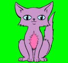 Dibujo Gato persa pintado por maria48