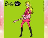 Dibujo Barbie la rockera pintado por idalid