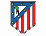 Dibujo Escudo del Club Atlético de Madrid pintado por julioalvar