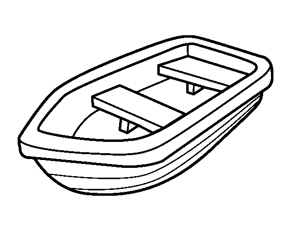 Dibujo de Barca para Colorear