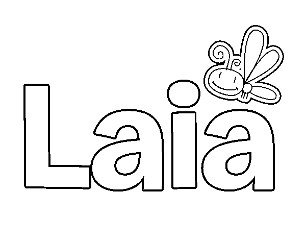 Dibujo de Laia para Colorear