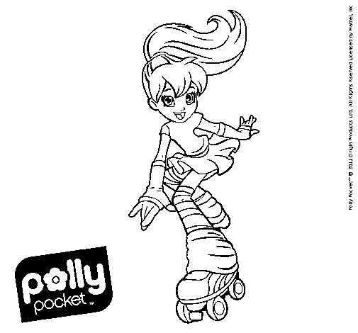 Dibujo de Polly Pocket 1 para Colorear
