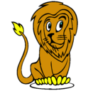 Dibujo León pintado por josemi