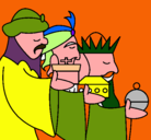 Dibujo Los Reyes Magos 3 pintado por MATEORN