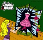 Dibujo El vestido mágico de Barbie pintado por nereamon