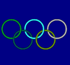 Dibujo Anillas de los juegos olimpícos pintado por mikoo799