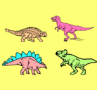 Dibujo Dinosaurios de tierra pintado por diegoale