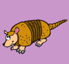 Dibujo Armadillo pintado por isaacespon