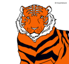 Dibujo Tigre pintado por ROIMAN