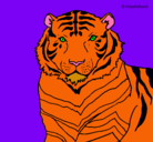 Dibujo Tigre pintado por jose111