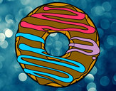 Dibujo Rosquilla pintado por keki