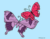 Dibujo Mariposas pintado por alnahir