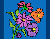 Dibujo Flores pintado por milgen