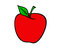 Dibujo de Manzanas para colorear