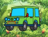 Dibujo Jeep todoterreno pintado por CRACK