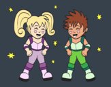 Niños astronautas