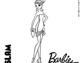 Dibujo de Barbie Fashionista 5