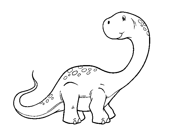 Dibujo de Brachiosaurus para Colorear