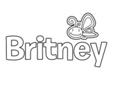 Dibujo de Britney para colorear