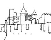 Dibujo de Castillo antiguo para colorear