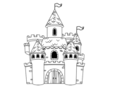 Dibujo de Castillo de fantasía para colorear