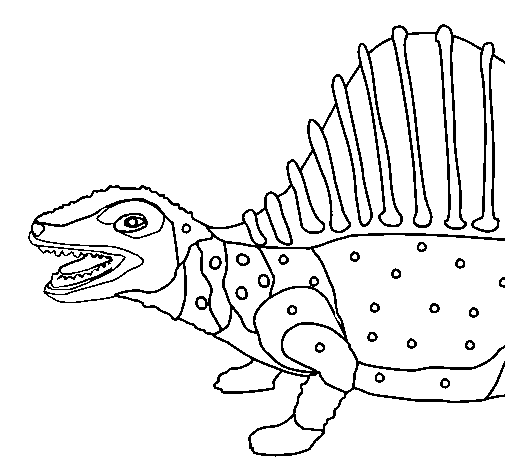 Dibujo de Dinosaurio para Colorear