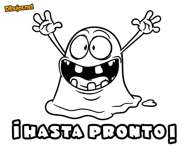 Dibujo De Hasta Pronto Para Colorear Dibujos Net