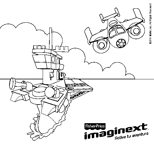 Dibujo de Imaginext 18 para Colorear