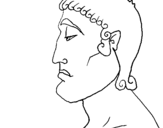 Dibujo de Joven romano para colorear