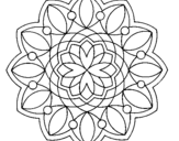 Dibujo de Mandala 3 para colorear