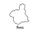 Dibujo de Murcia para colorear