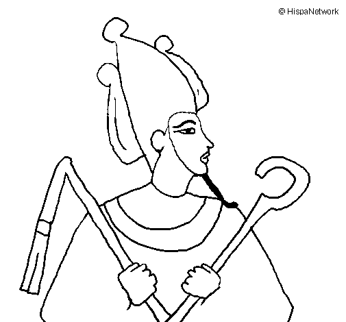 Dibujo de Osiris para Colorear