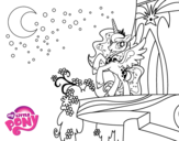 Dibujo de Princesa Luna de My Little Pony para colorear