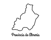 Dibujo de Provincia de Almería para colorear