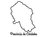 Dibujo de Provincia de Córdoba para colorear