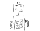 Dibujo de Robot dibujado para colorear