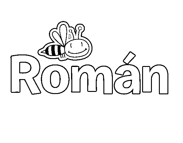 Dibujo de Roman para Colorear