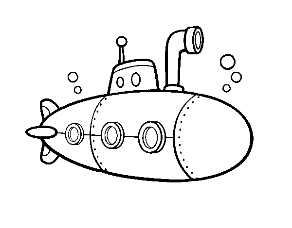Dibujo de Submarino espía para Colorear