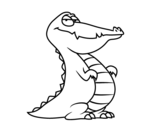 Dibujo de Un caimán