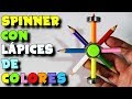 Cómo hacer tu propio Spinner con lápices de colores